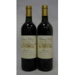 Two bottles Chateau Clinet 1995 Pomerol (2)