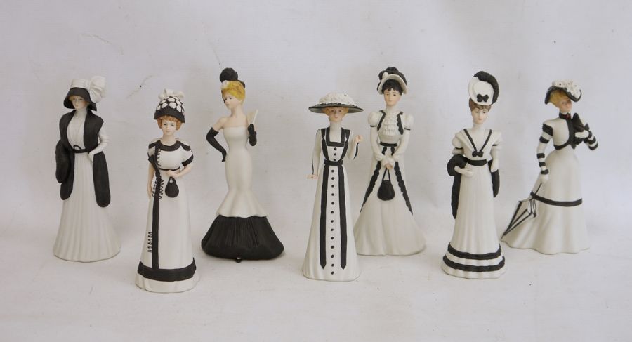 Seven Wedgwood 'The Hyde Park Collection' bisque figures