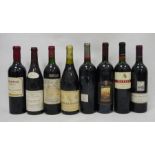 Eight bottles comprising one bottle Chateau Maucoil, Chateau-Du-Pape Cuvee Speciale 2001, one bottle