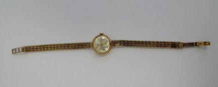 9ct gold Tudor ladies wristwatchCondition ReportDoesn't appear to work, hands not moving, possibly