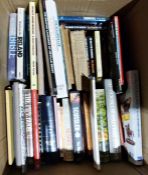 Two boxes of assorted books