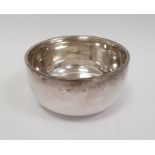 1920's silver circular bowl of plain form, Birmingham 1924, maker William Neale & Son Ltd, 9cm