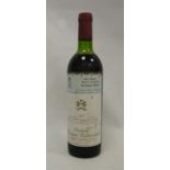 1977 Chateau Mouton Rothschild, A.C. Pauillac, Bordeaux, France (one bottle)