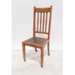 Oak hall chair