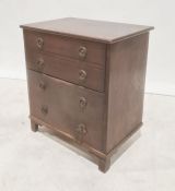 19th century mahogany commode / bachelor's chest