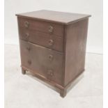 19th century mahogany commode / bachelor's chest