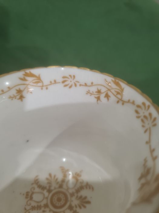 Coalport blue 'Batwing' pattern part dinner and tea service, numbered to reverse Y2665 (on some - Image 18 of 45