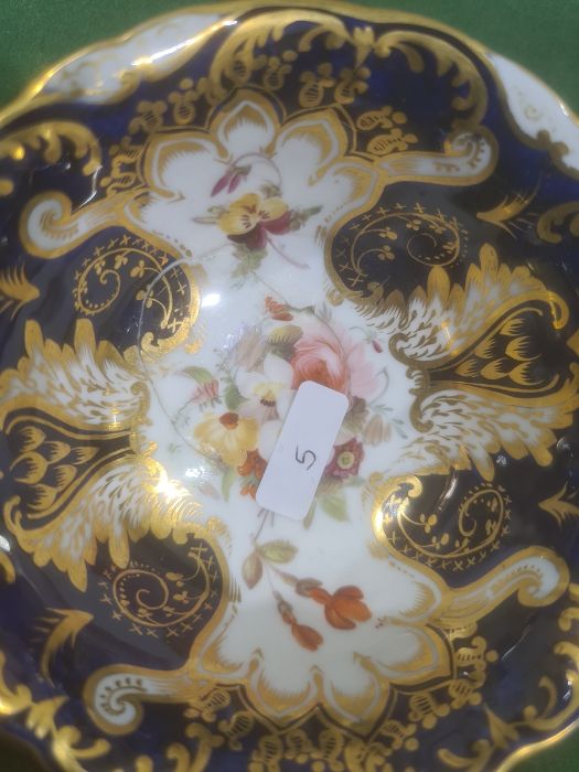 Coalport blue 'Batwing' pattern part dinner and tea service, numbered to reverse Y2665 (on some - Image 27 of 45