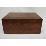 Oak-cased canteen of electroplated cutlery Condition Report Split to the lid doesn't travel the