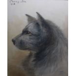 C F Hill (early 20th century) Pastel  "Chang-ehn 1918", signed lower right, 29cm x 23cm "A View of