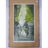 Peter Lyon (20th century) Limited edition print  "Streams and Waterfalls", no.6/50, signed in pencil