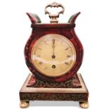 Dwerrihouse Ogston and Bell William IV mantel clock with baton numerals, the dial marked
