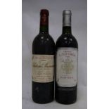 One bottle Chateau Branaire (Duluc-Ducru) Saint-Julien 1996, one bottle Chateau La Fleur de Gay 1995