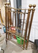 Pair of brass bed-ends