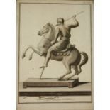 Quantity of classical engravings of Roman sculptures and studies (unframed), by P and F Campana,