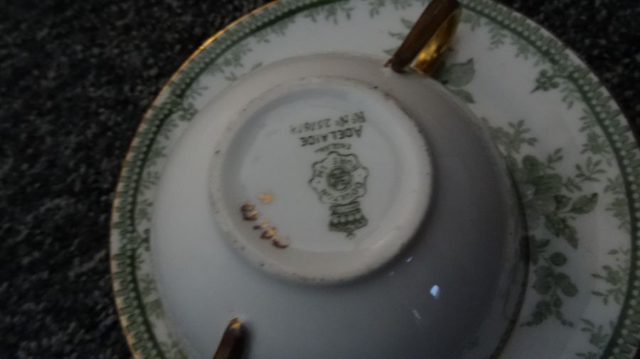 Collection of cups and saucers to include Nymphenburg, Royal Doulton, Shelley etc. together with - Image 14 of 21