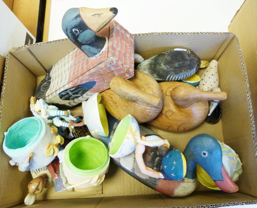 Pair of Pure Evoque One digital radios, various wooden models of ducks together with various china - Image 2 of 3