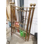 Pair of brass bed-ends