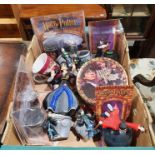 Collection of Harry Potter toys and collectables