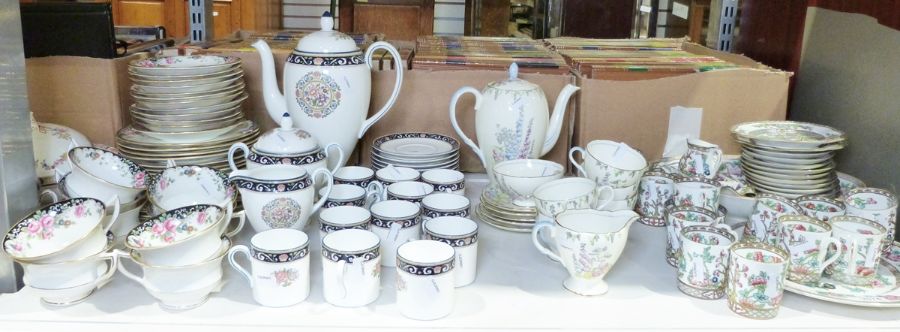 Wedgwood "Runnymede" part-coffee service, a Coalport part-coffee service, a Foley bone china part-