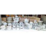 Wedgwood "Runnymede" part-coffee service, a Coalport part-coffee service, a Foley bone china part-