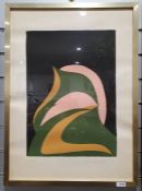 Solimon Limited edition abstract print, Indistinctly signed and dated '82 lower right and numbered