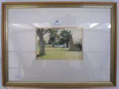 Peter Williams Watercolour drawing "Knowle Park", 10cm x 15cm  Andrew Pringle  Oil on board  "Privet