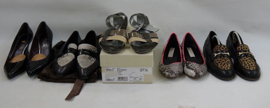 Designer shoes to include Stella McCartney 'Sly', 37.5 in original box, Todd's loafers in original