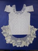 Three late 19th/early 20th century lace fichous (see image) (3)
