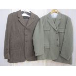 Quantity of gentlemens vintage tweed and wool jackets to include some suits, Gulatti, John