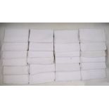 Assortment of damask napkins, tablecloths, etc (1 box)  Condition ReportApprox. 3 large table cloths