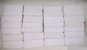 Assortment of damask napkins, tablecloths, etc (1 box)  Condition ReportApprox. 3 large table cloths