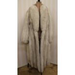 Full-length 1990's(?) fox fur coat Condition ReportArmpit to armpit measurement  - 43cm approx. Nape