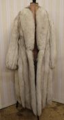 Full-length 1990's(?) fox fur coat Condition ReportArmpit to armpit measurement  - 43cm approx. Nape