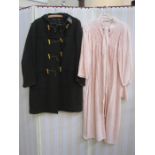 Assorted theatrical costume to include duffel coats, candlewick dressing gown (36)