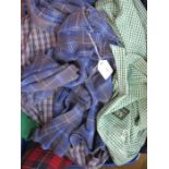 Quantity of gentleman's vintage shirts to include Viyella by London Pride, Sceptre by Tootle,