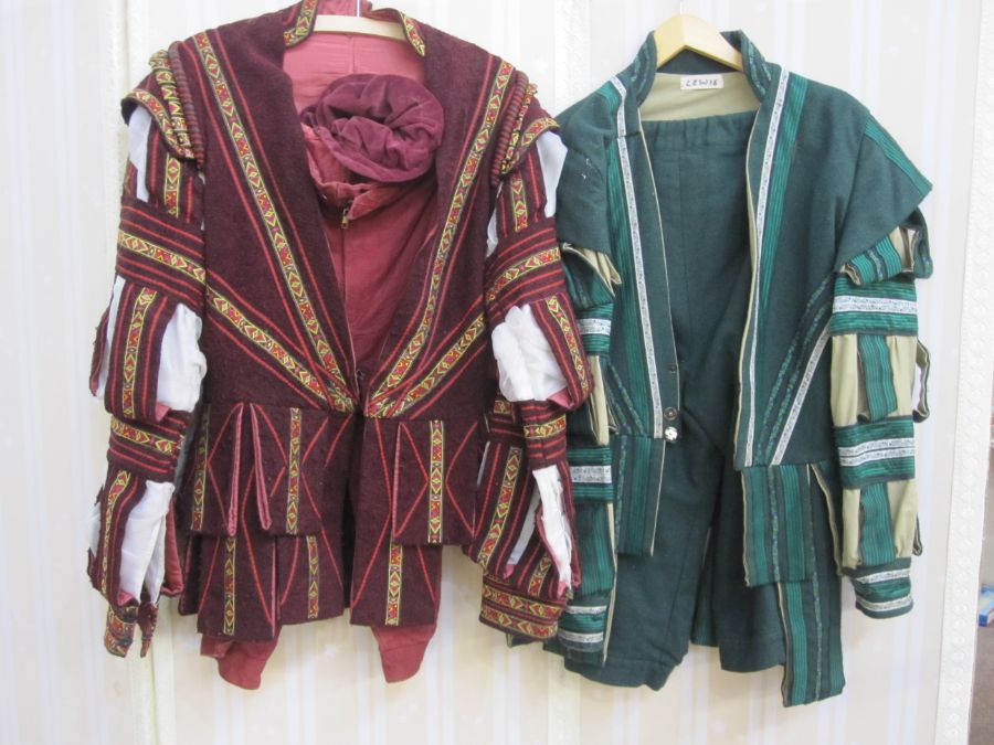 Assorted theatrical costume medieval, perhaps a Shakespearean play - quantity, image a selection - Image 2 of 2