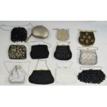 Assorted vintage and later evening bags (1 box)