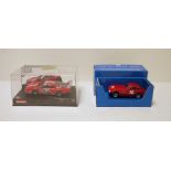 Carrera Ferrari 512 BBLM slot car in box and MMK Production 'MMK31 FER' 166mm TDF 1953 in box (2)