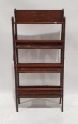 20th century oak folding bookcase  Condition ReportBookcase is folding, see photo.