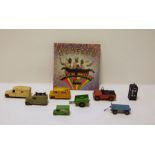 Quantity of loose diecast Dinky toys to include 340 Landrover, tannoy van, 480 Bedford 'Kodak'