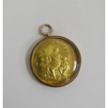 Gilt Masonic medal for the Masonic Charity and Benevolence instituted by the Duke of Sussex dated