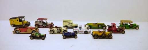 A quantity of model vehicles, Matchbox, 'Models of Yesteryear', Oxford Diecast etc (1 box)