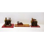 Two Mamod static steam engines etc (3)