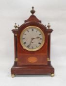 Barraud & Lunds, Cornhill,  London mantel clock, the dial in the Egypto-Classical taste with Roman