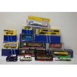 Box of mainly Corgi boxed and unboxed diecast models to include 'Corgi Eddie Stobart Ltd 59510 Volvo