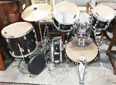 Tornado by Mapex drum kit, with Remo skins