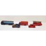 Quantity of diecast Dinky toys to include 250 Streamlined fire engine, 514 Slumberland Mattresses