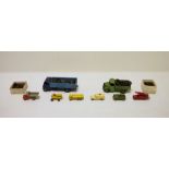 Quantity of loose diecast Dinky toys to include 511 4-ton lorry, 411 Bedford truck, a small quantity