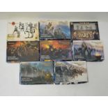 Quantity of miniature gaming sets to include:  - Osprey Games Wildlands "The Adventuring Party"  -